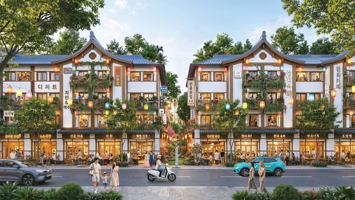 Mẫu nhà phố Vinhomes Saigon Park – Phong cách Á Đông