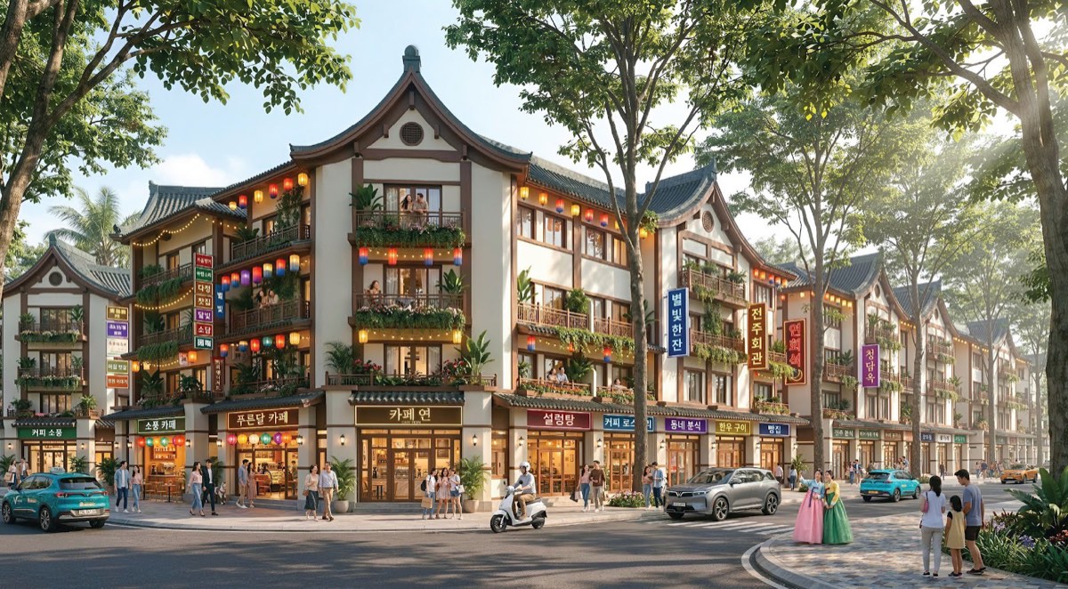 Mẫu nhà phố Vinhomes Saigon Park – Căn góc mặt phố kinh doanh