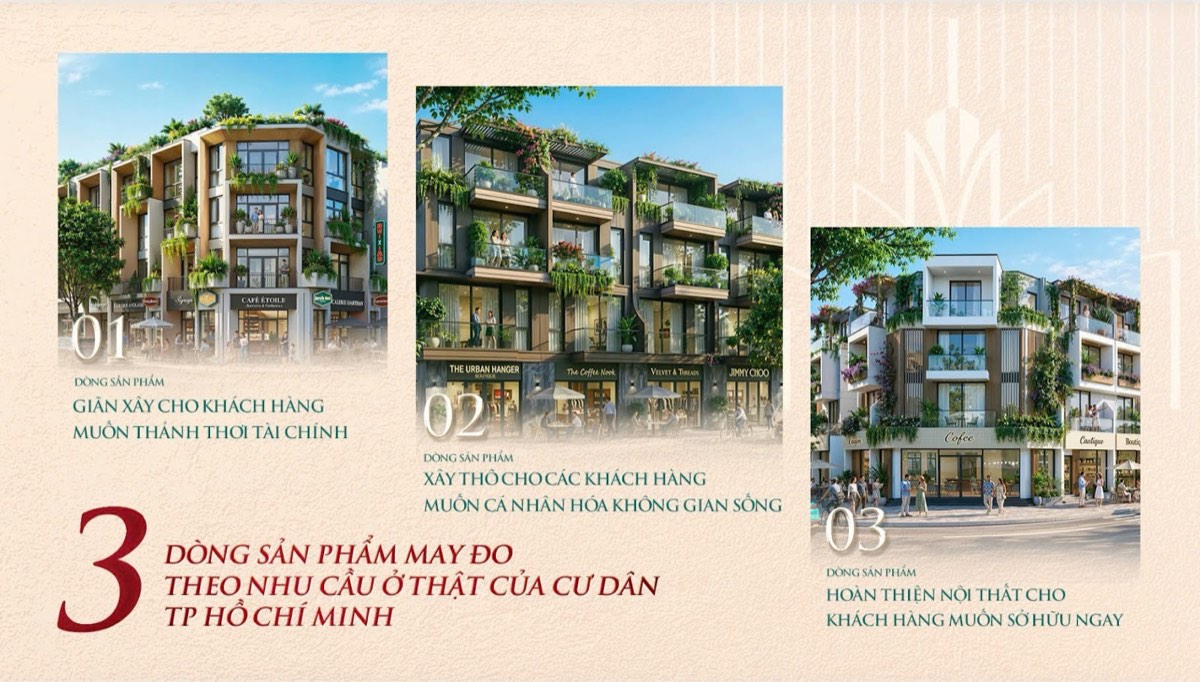 Phối cảnh nhà phố Vinhomes Saigon Park