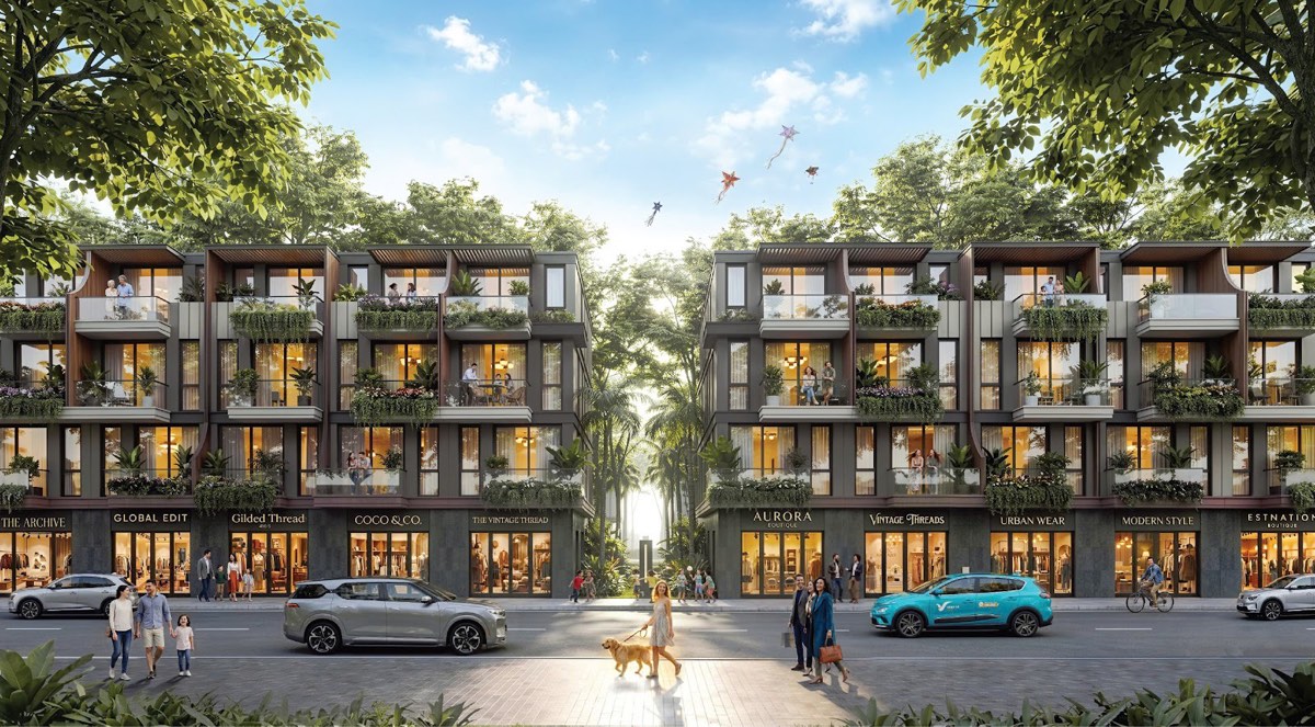 Mẫu nhà phố Vinhomes Saigon Park – Dãy nhà phố hiện đại
