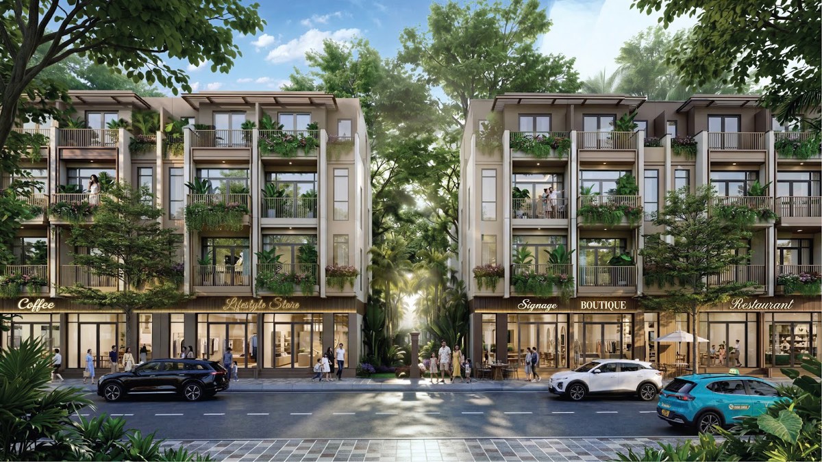 Mẫu nhà phố Vinhomes Saigon Park – Phong cách hiện đại